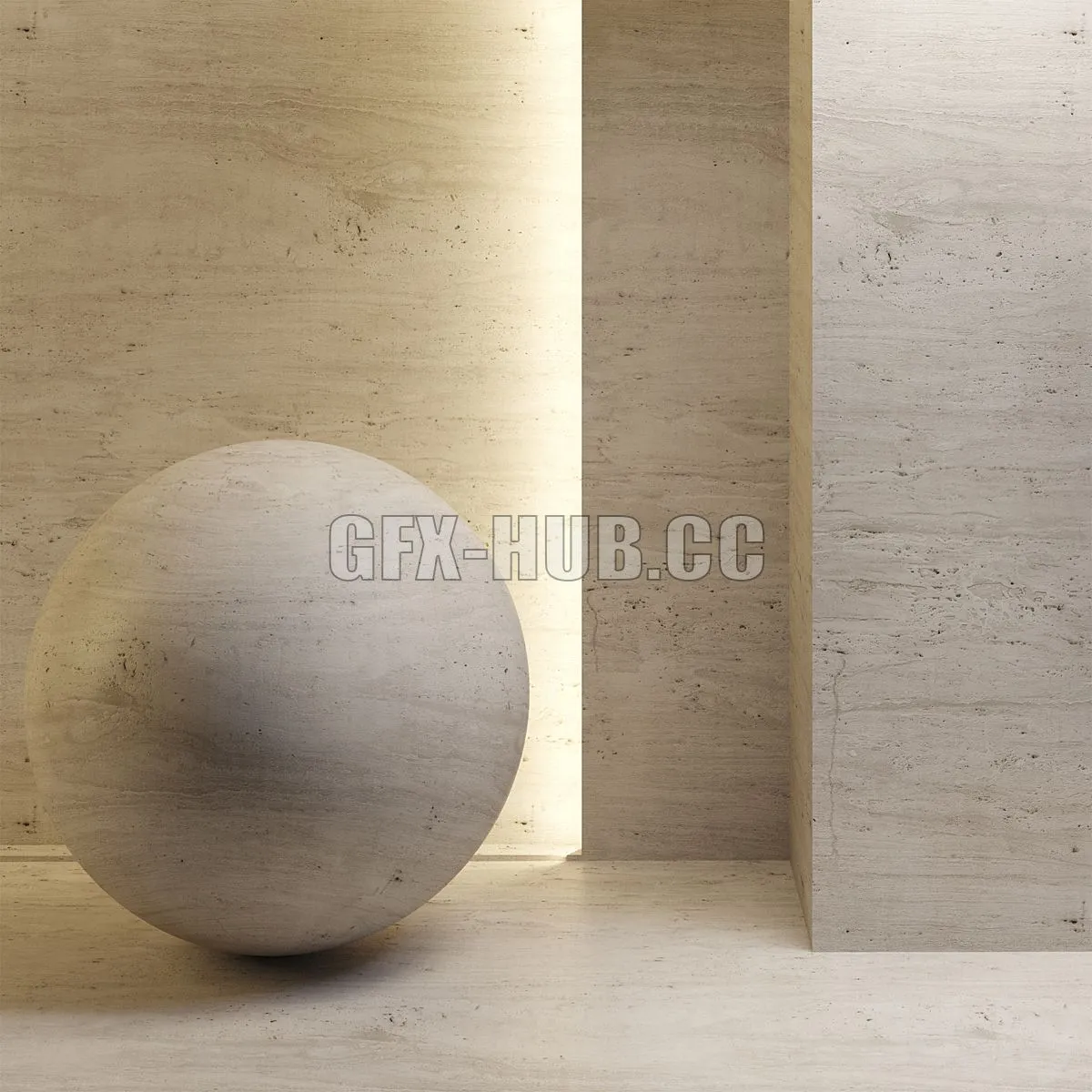 Jura Gelb marble 3D Model