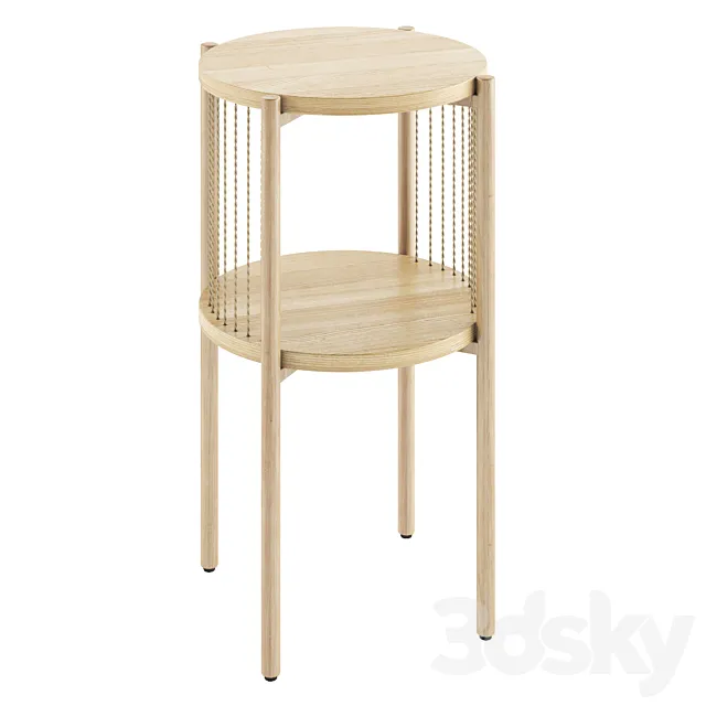 JYSK EGELEV bedside table 3D Model