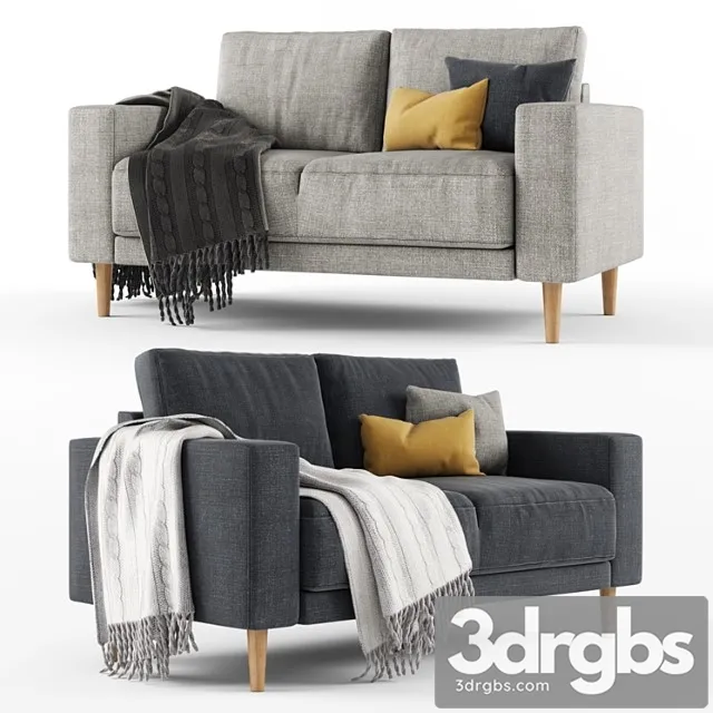 Jysk egense 2 seater sofa 2 3D Model Free