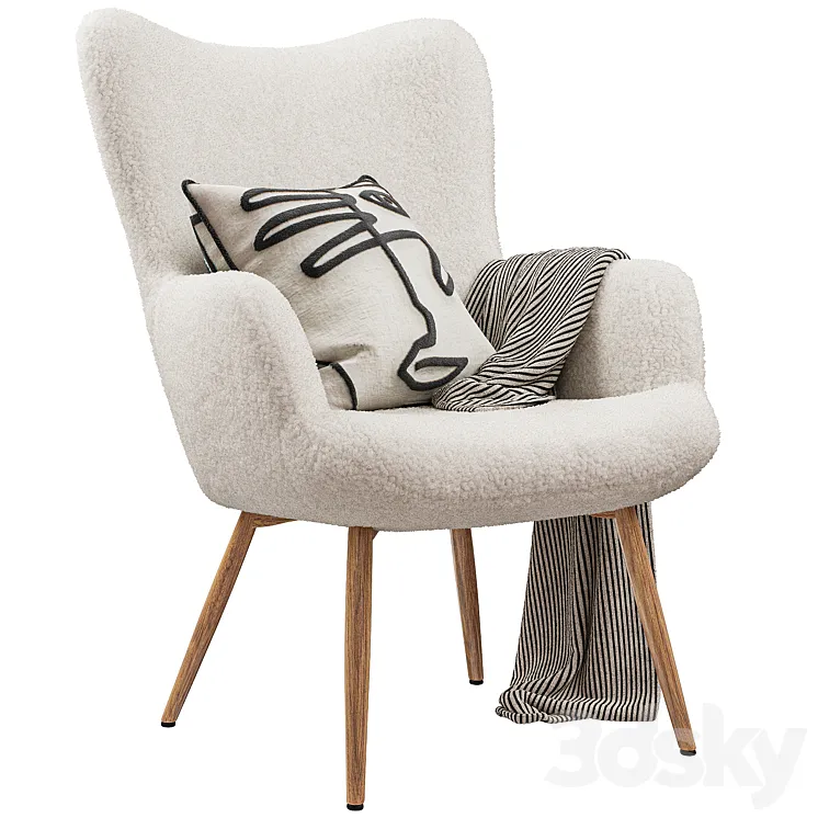 JYSK - HUNDESTED (Armchair) 3D Model Free