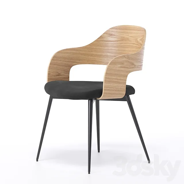 Jysk Hvidovre Chair 3D Model