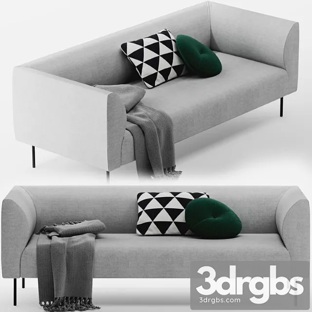 Jysk - kare sofa 2 3D Model Free