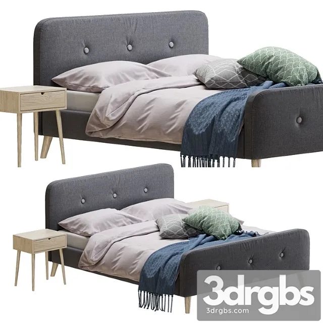 Jysk kongberg bed 2 3D Model Free