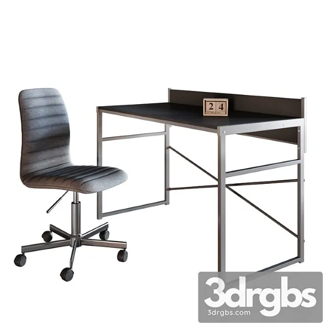 Jysk workplace 2 3D Model Free