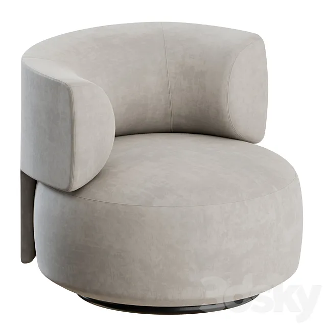 K-WAIT Armchair by Kartell 3D Model