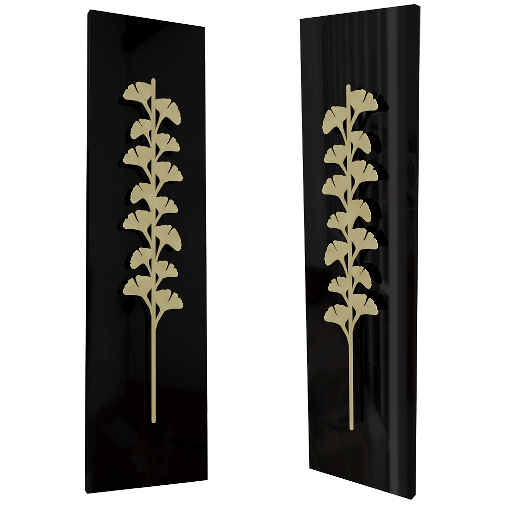 K8 radiatori  - Radiator Nature Gingko 3D Model