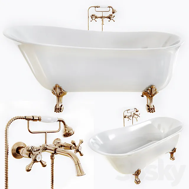 Kado era freestanding bath 3DModel