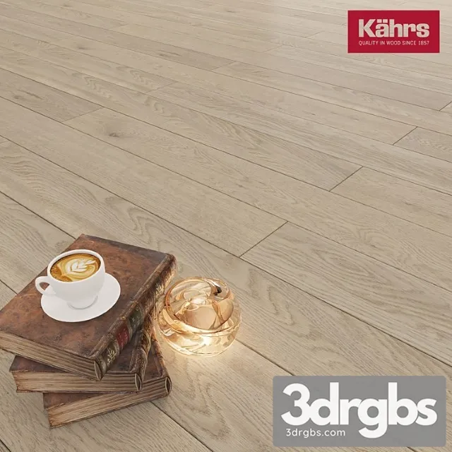 Kahrs Canvas Oak Chalk 3D Model Free