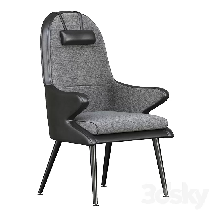 Kaia Lounge Chair 3D Model Free