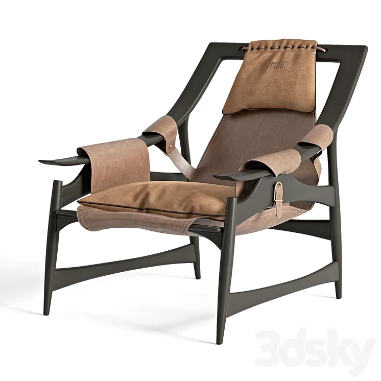 Kalamaja armchair 3D Model Free