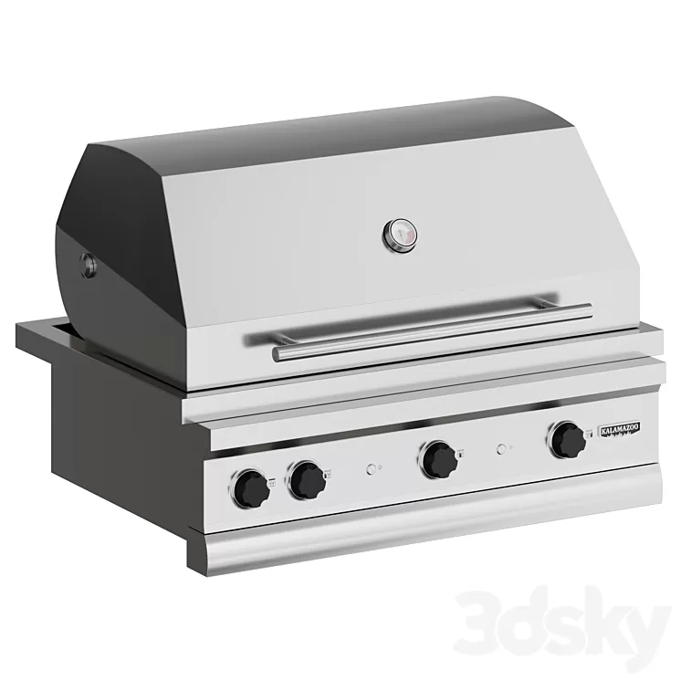 Kalamazoo GAS GRILL | barbecue 3D Model