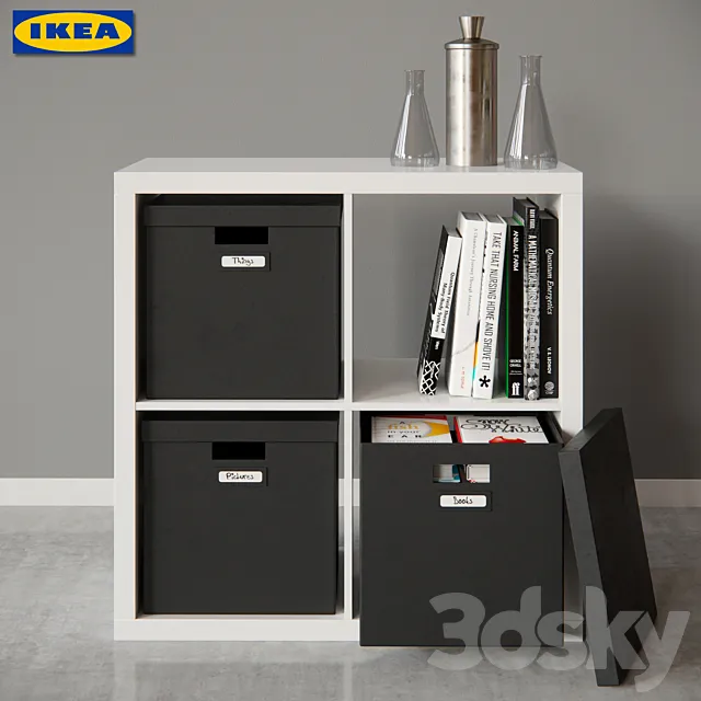KALLAX Shelving Unit & TJENA 3DModel