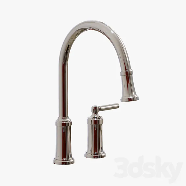 Kallista - Quincy Pull-Down Kitchen Faucet - P25000-00 3D Model