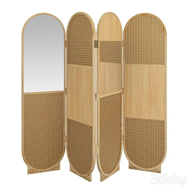 Kam Ce Kam Divaar Screen by Jehanara Knowles 3D Model