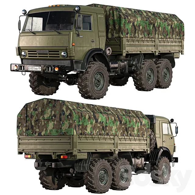 Kamaz 5350 3DModel