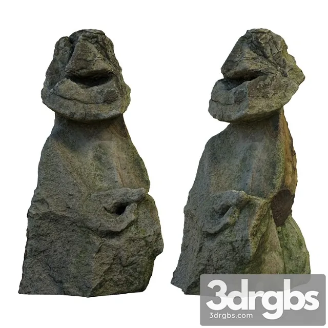 Kamennaia Skulptura 1 3D Model Free