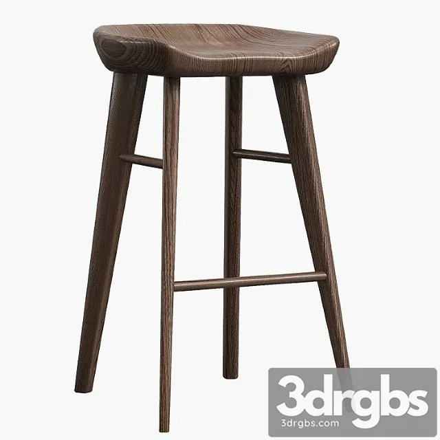 Kami Bar Stool 3D Model Free