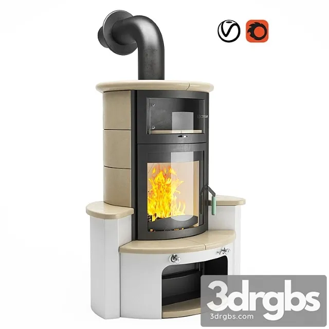 Kaminofen hark 63 gt 3D Model Free