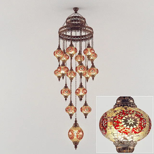 Kandela Mozaik PS19_TM-12 3D Model