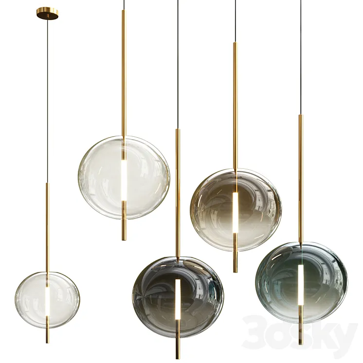 Kandinsky Pendant Lamp BY Broberg 3D Model Free
