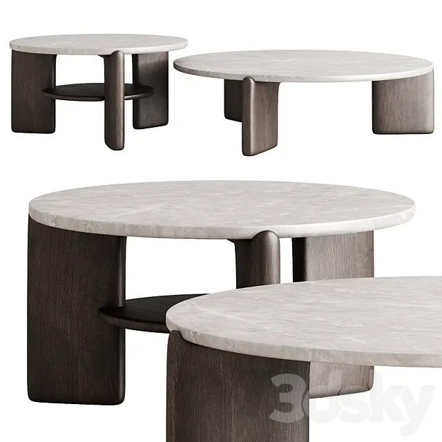 KANJI tables By Tacchini 3D Model