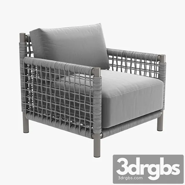 Kannoa taos armchair 3D Model Free