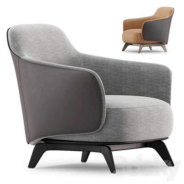 Kaori armchair by Poliform 2022 new collection 3DModel