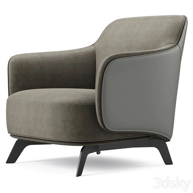 Kaori Poliform Armchair 3D Model