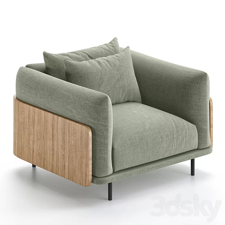 Kapsel Armchair 3D Model Free