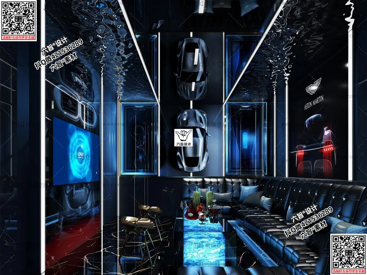 Karaoke - Bar - KTV 3D Interior Scenes - 006