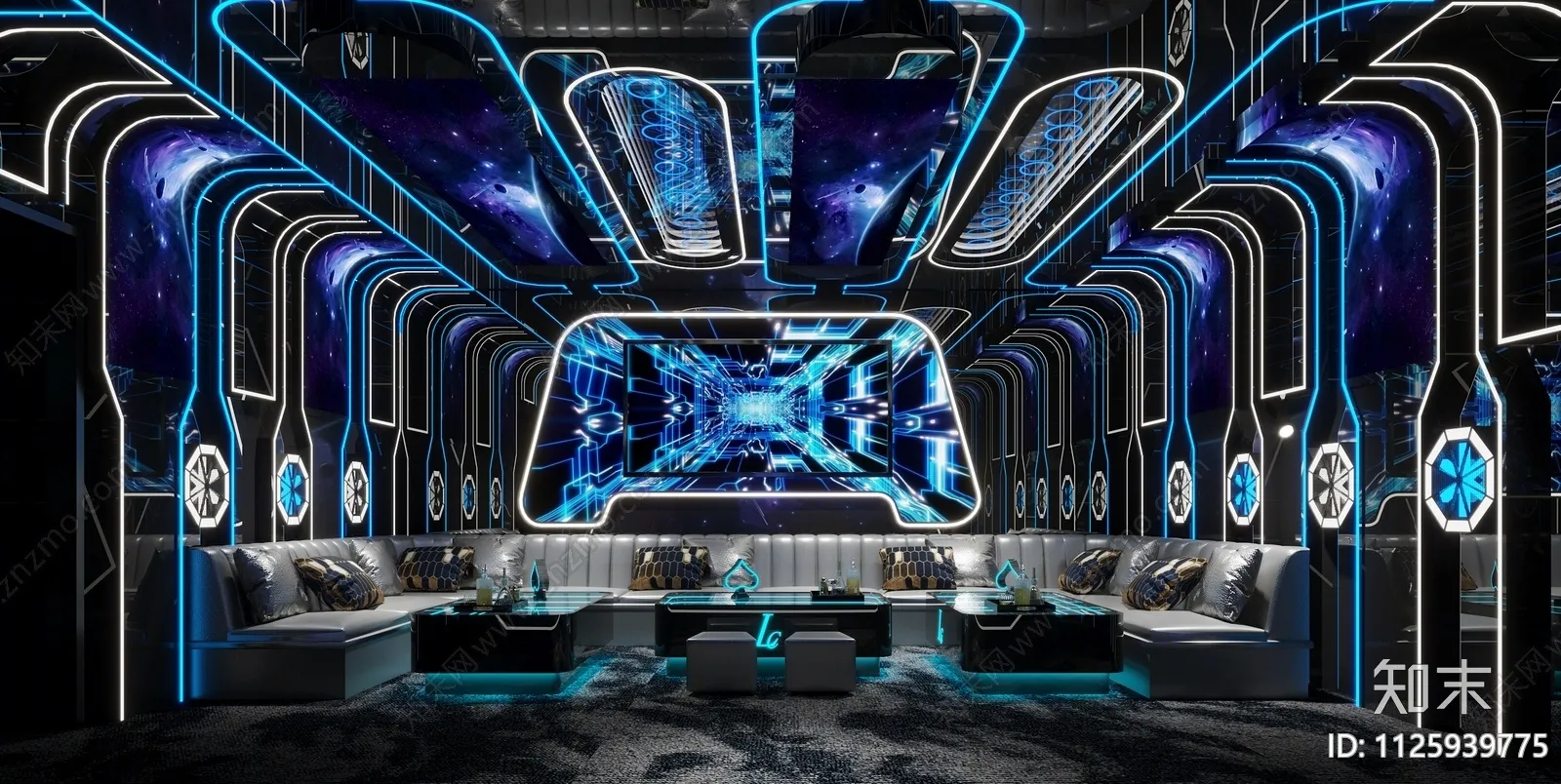 Karaoke - Bar - KTV 3D Interior Scenes - 011