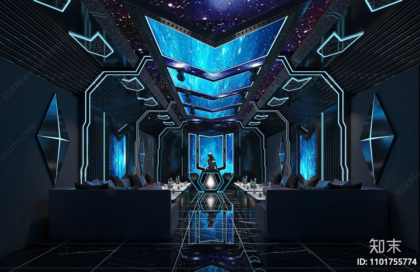 Karaoke - Bar - KTV 3D Interior Scenes - 015