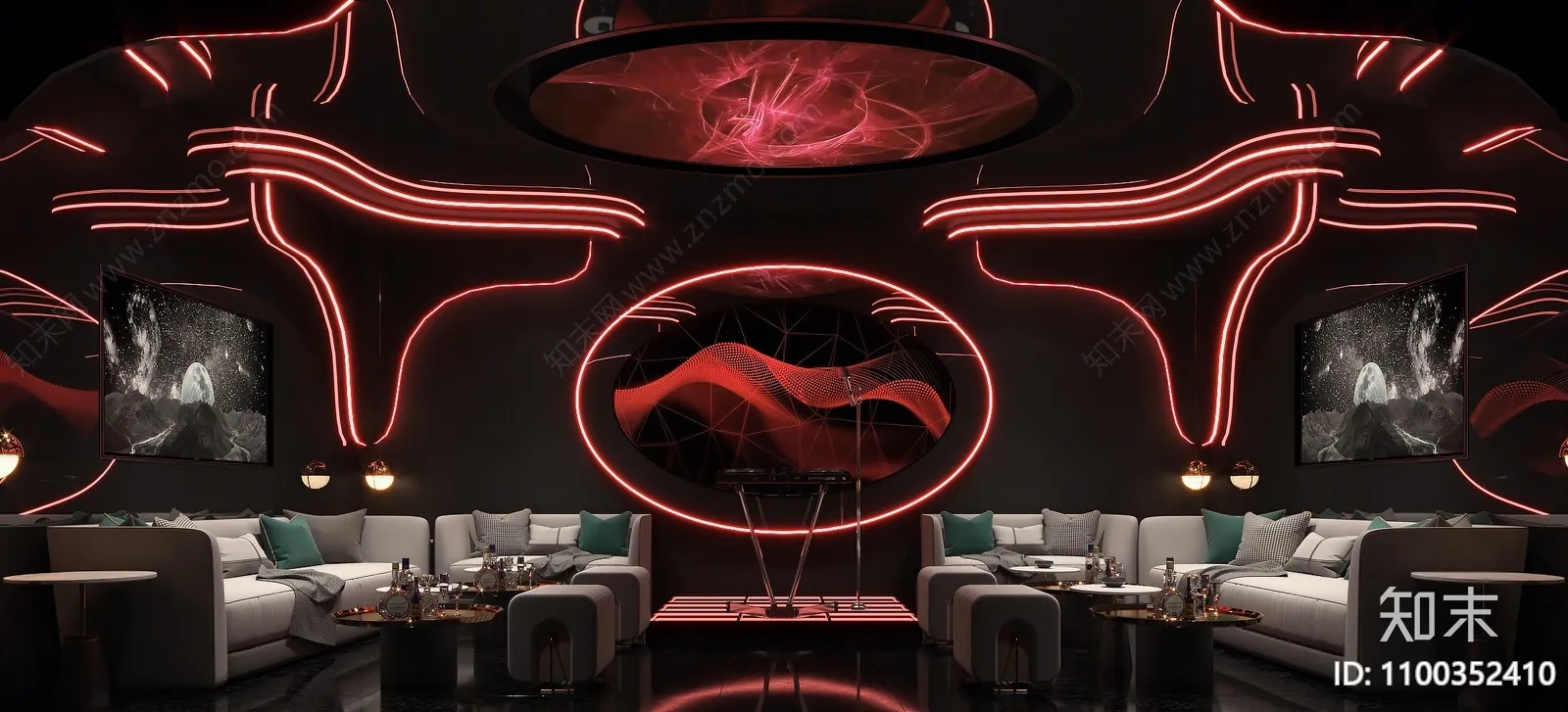 Karaoke - Bar - KTV 3D Interior Scenes - 021