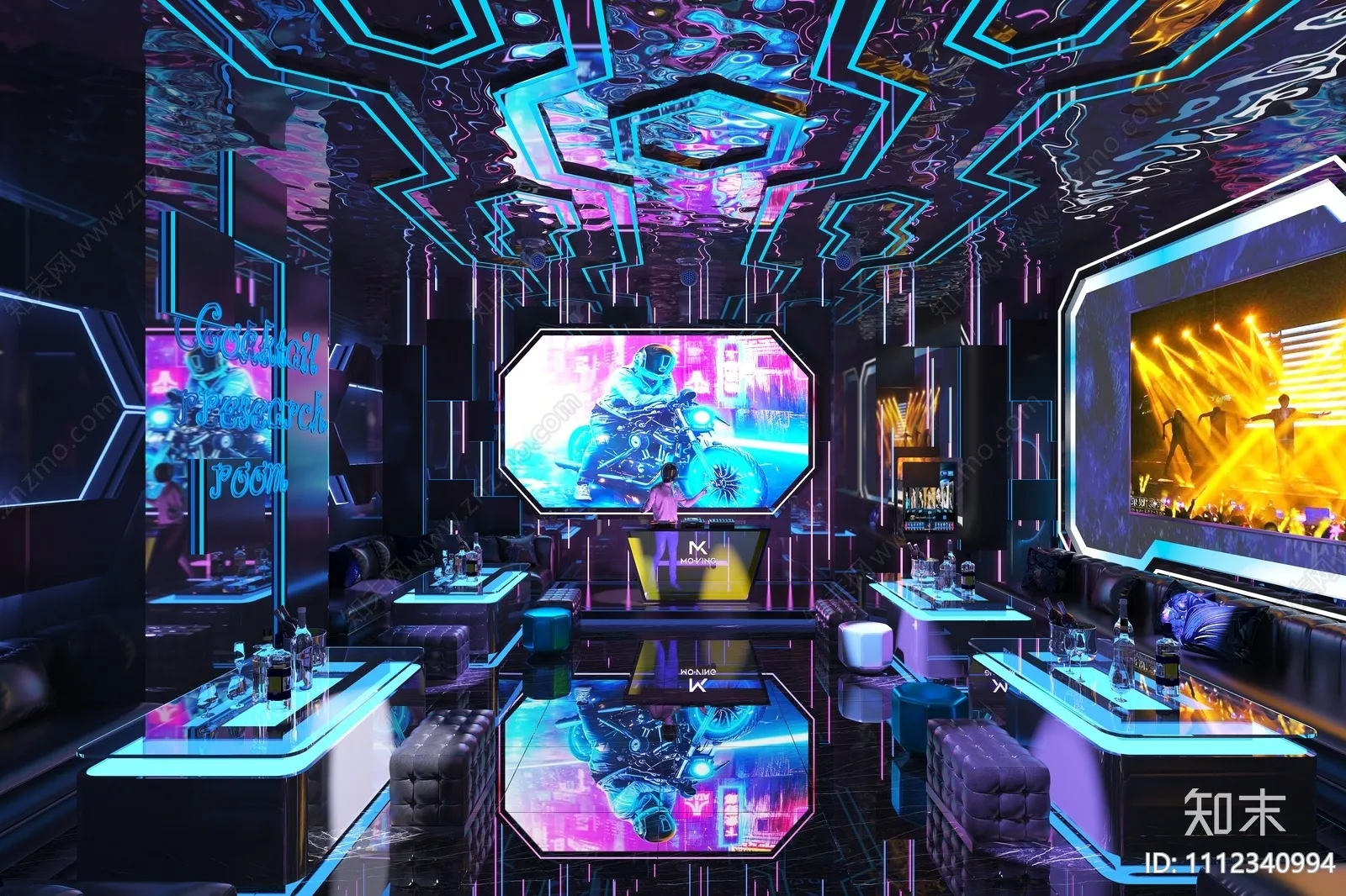 Karaoke - Bar - KTV 3D Interior Scenes - 029