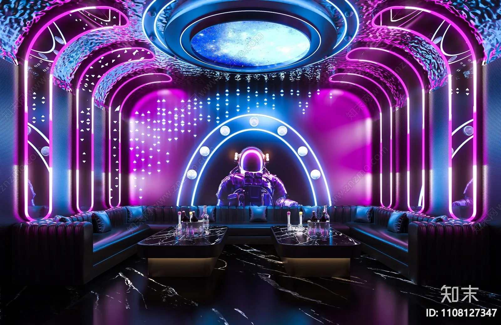 Karaoke - Bar - KTV 3D Interior Scenes - 032