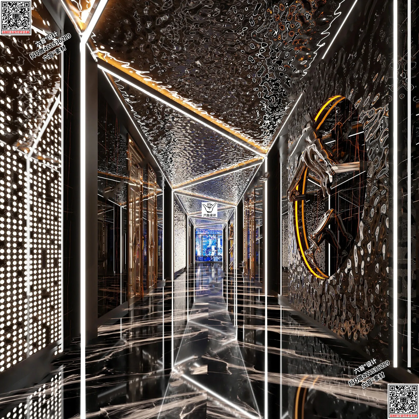 Karaoke - Bar - KTV 3D Interior Scenes - 042