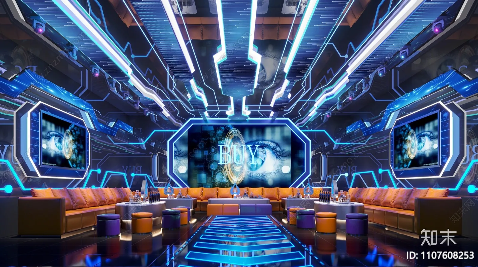 Karaoke - Bar - KTV 3D Interior Scenes - 046