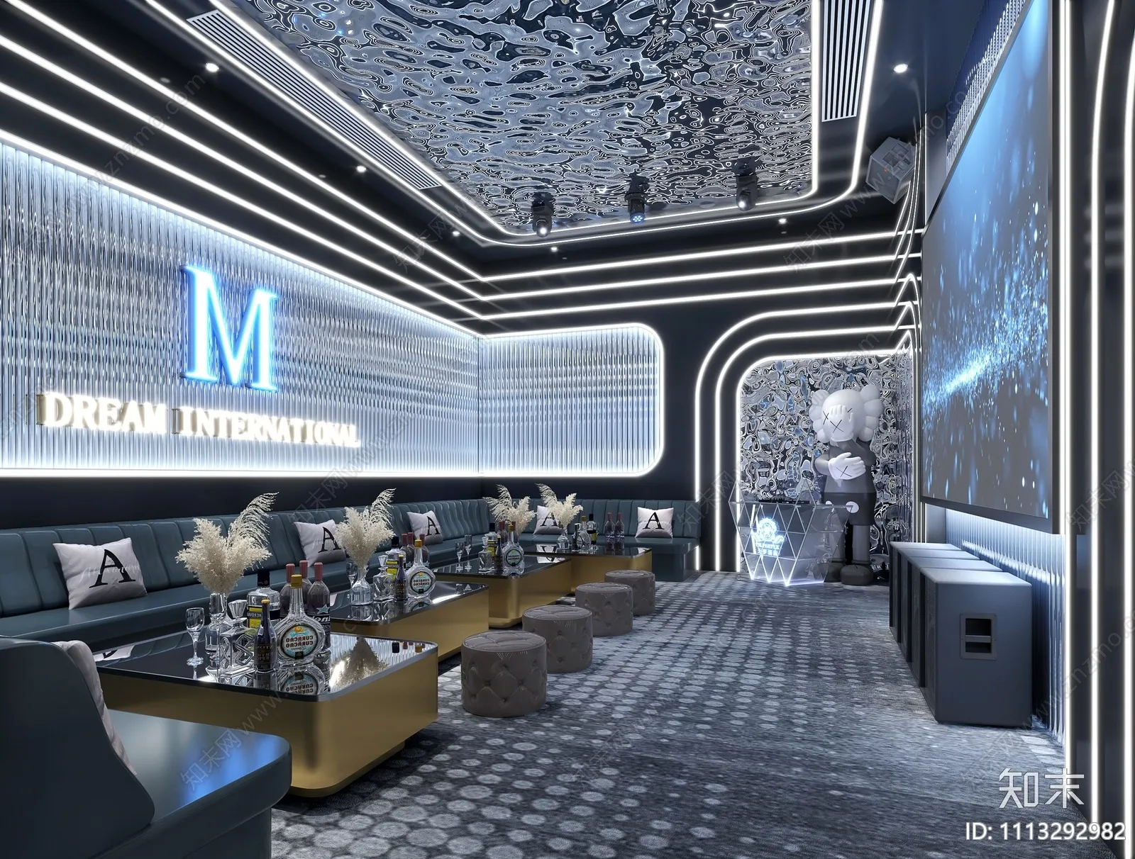 Karaoke - Bar - KTV 3D Interior Scenes - 049