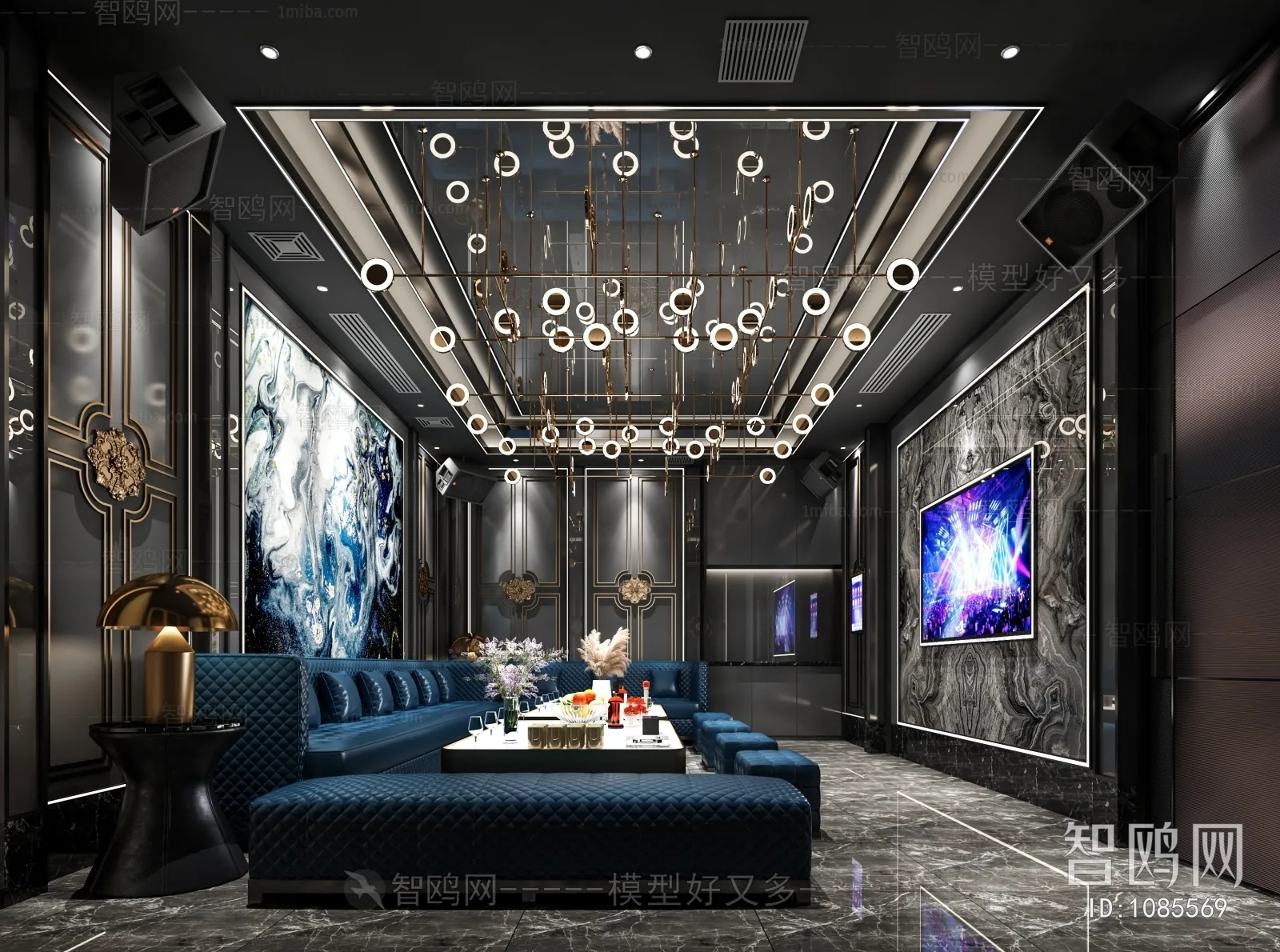 Karaoke - Bar - KTV 3D Interior Scenes - 065