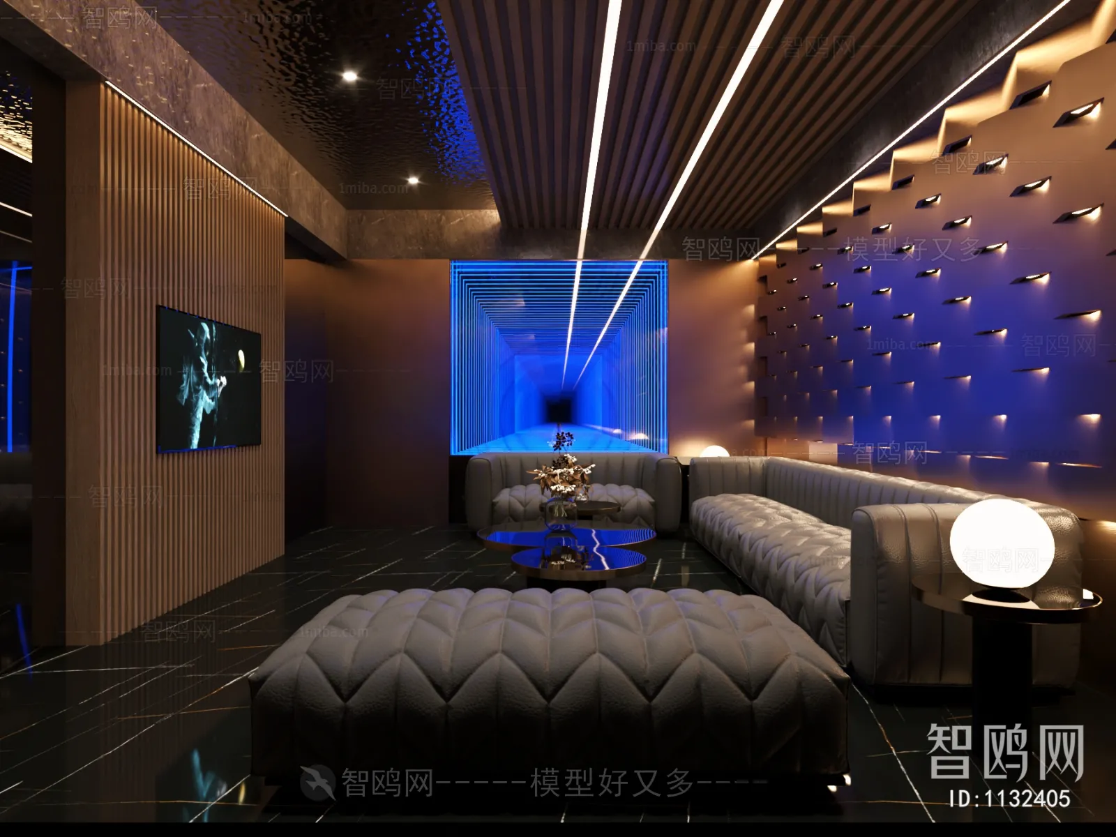 Karaoke - Bar - KTV 3D Interior Scenes - 071