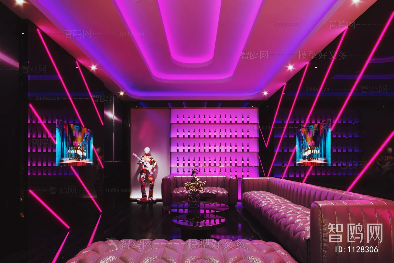 Karaoke - Bar - KTV 3D Interior Scenes - 072