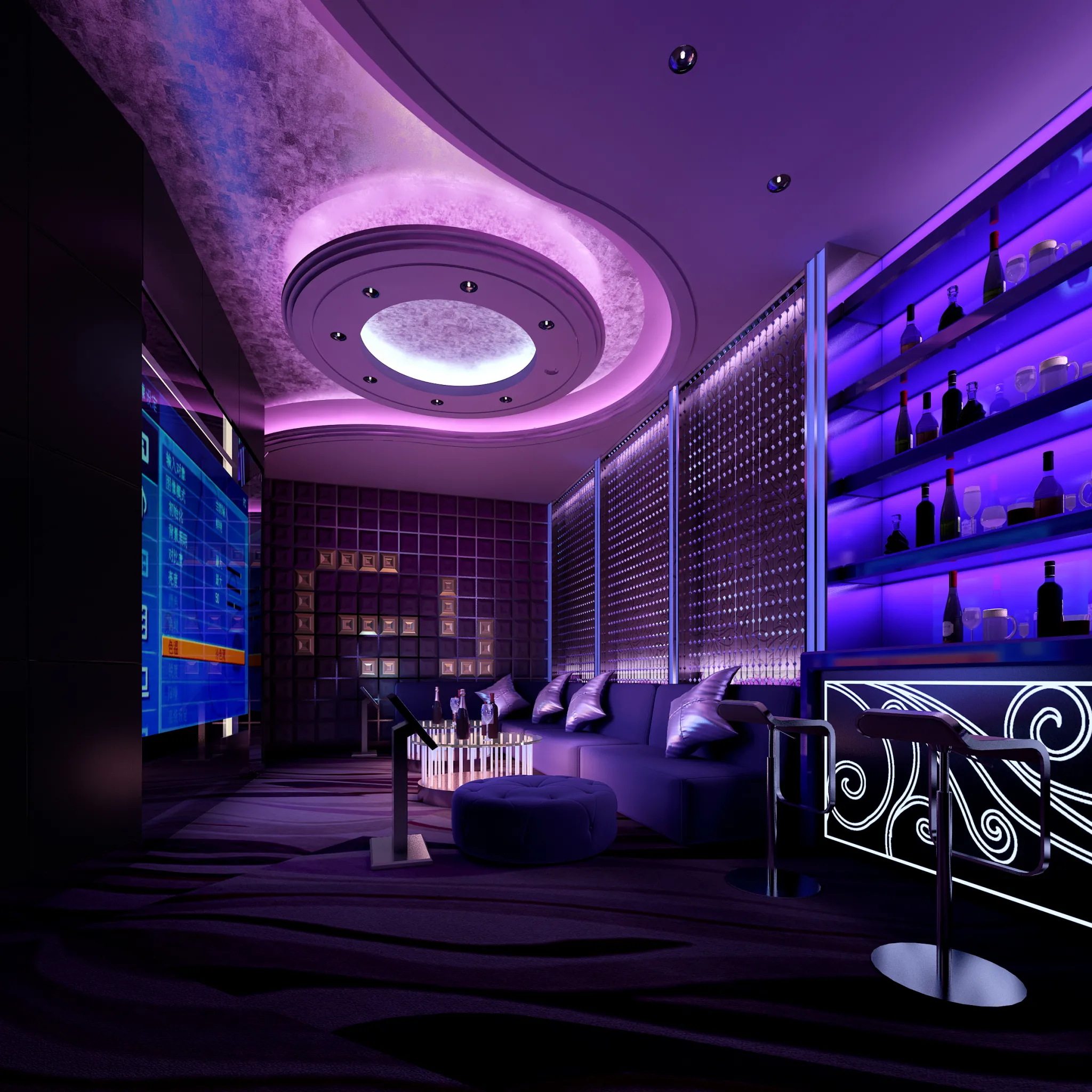 Karaoke - Bar - KTV 3D Interior Scenes - 077