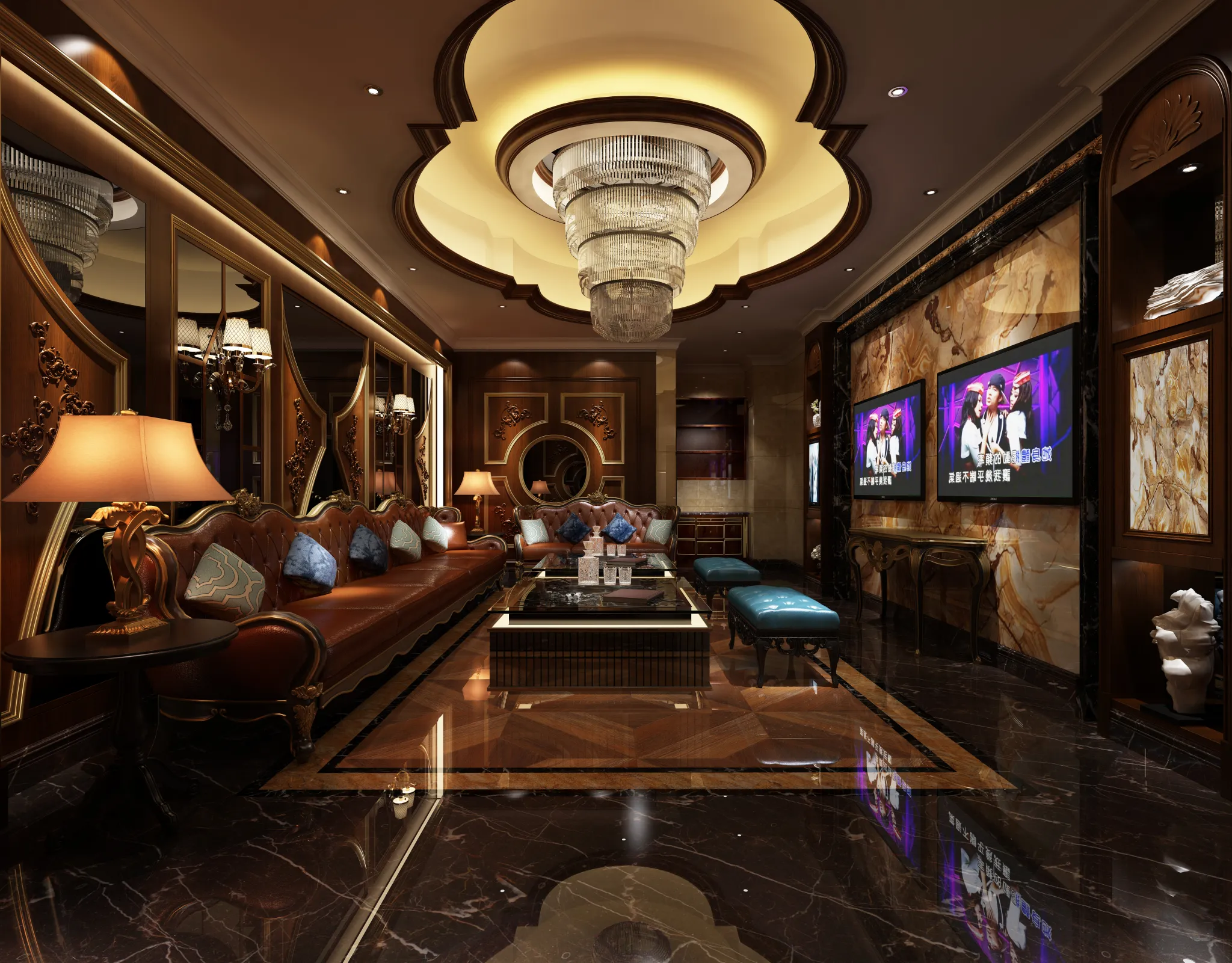 Karaoke - Bar - KTV 3D Interior Scenes - 083