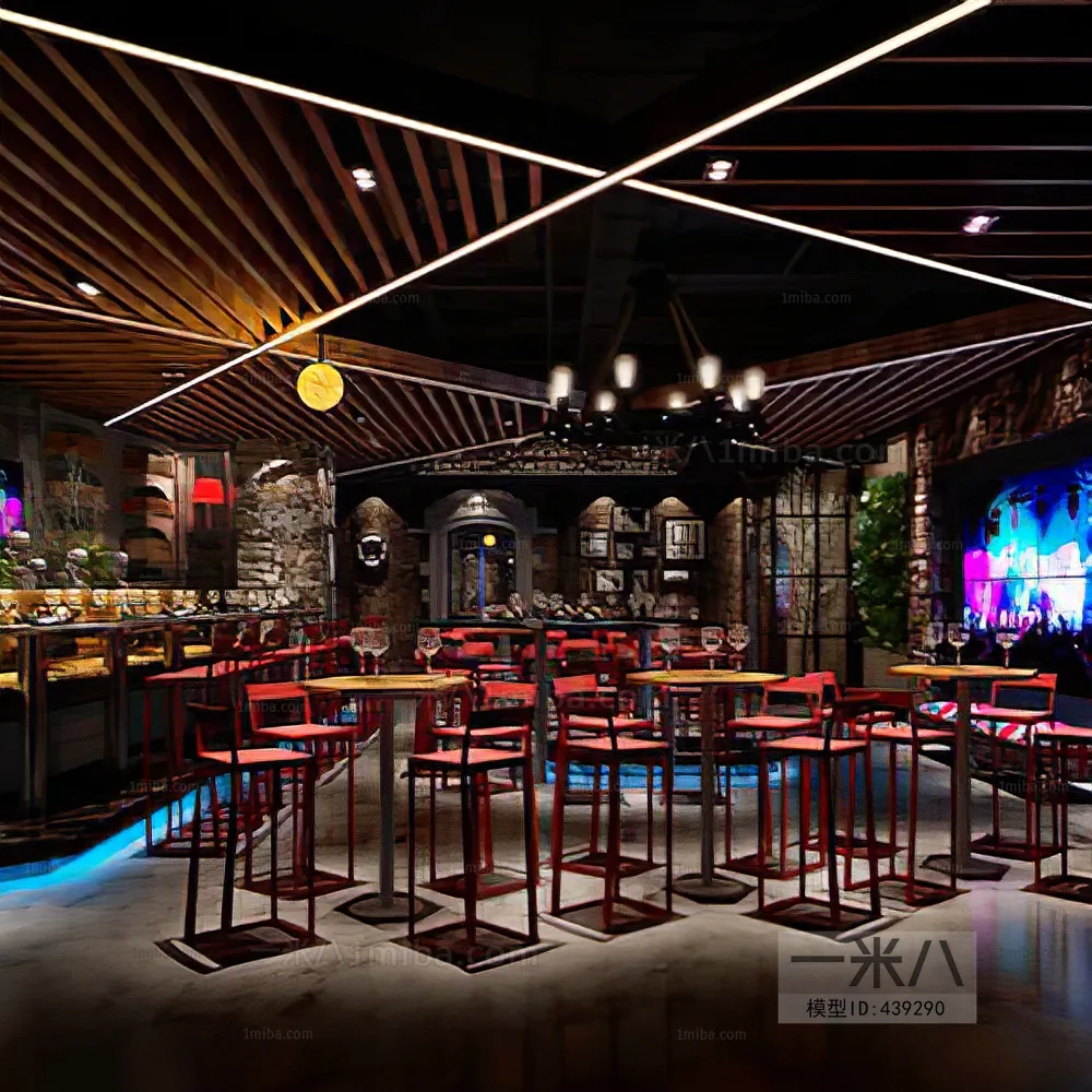Karaoke - Bar - KTV 3D Interior Scenes - 100