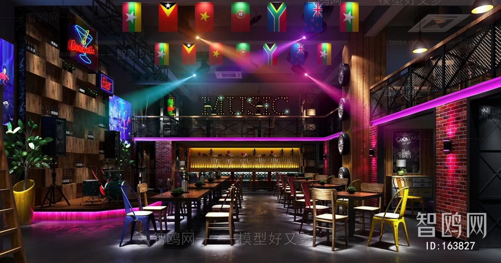 Karaoke - Bar - KTV 3D Interior Scenes - 101