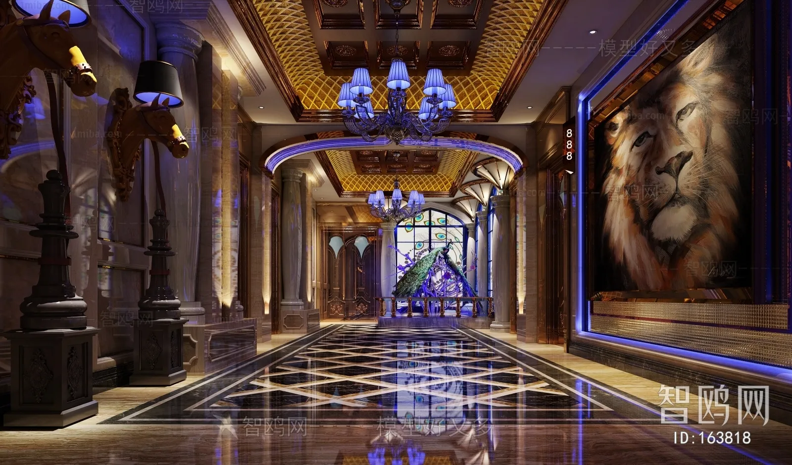 Karaoke - Bar - KTV 3D Interior Scenes - 102