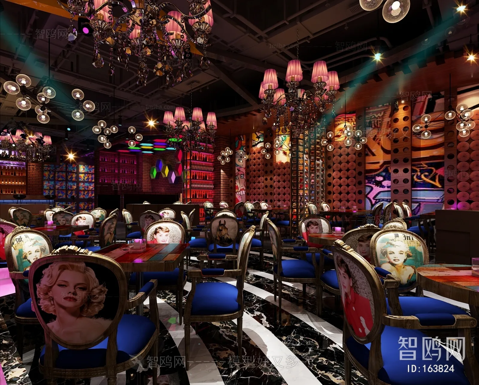 Karaoke - Bar - KTV 3D Interior Scenes - 104