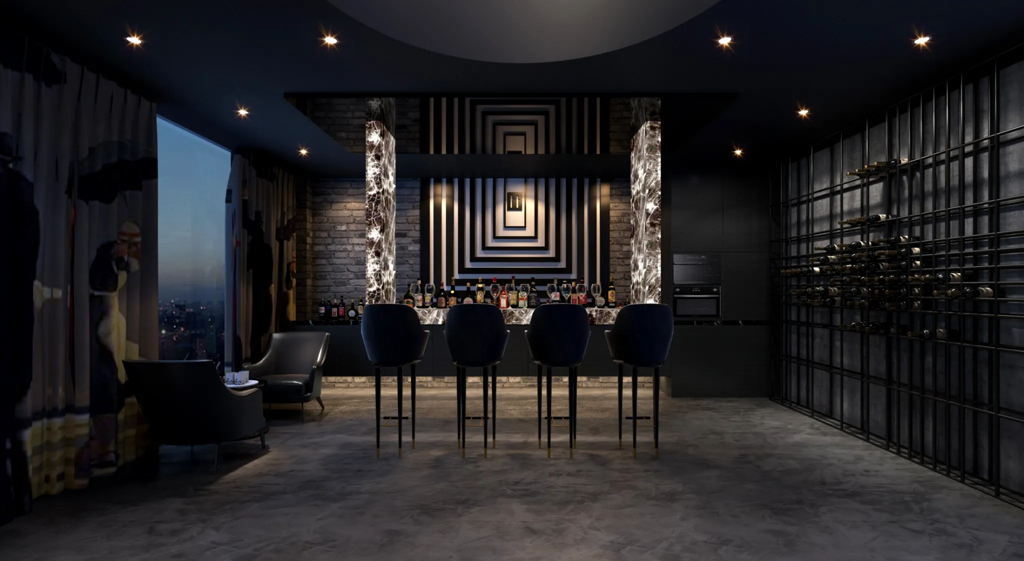 Karaoke - Bar - KTV 3D Interior Scenes - 107