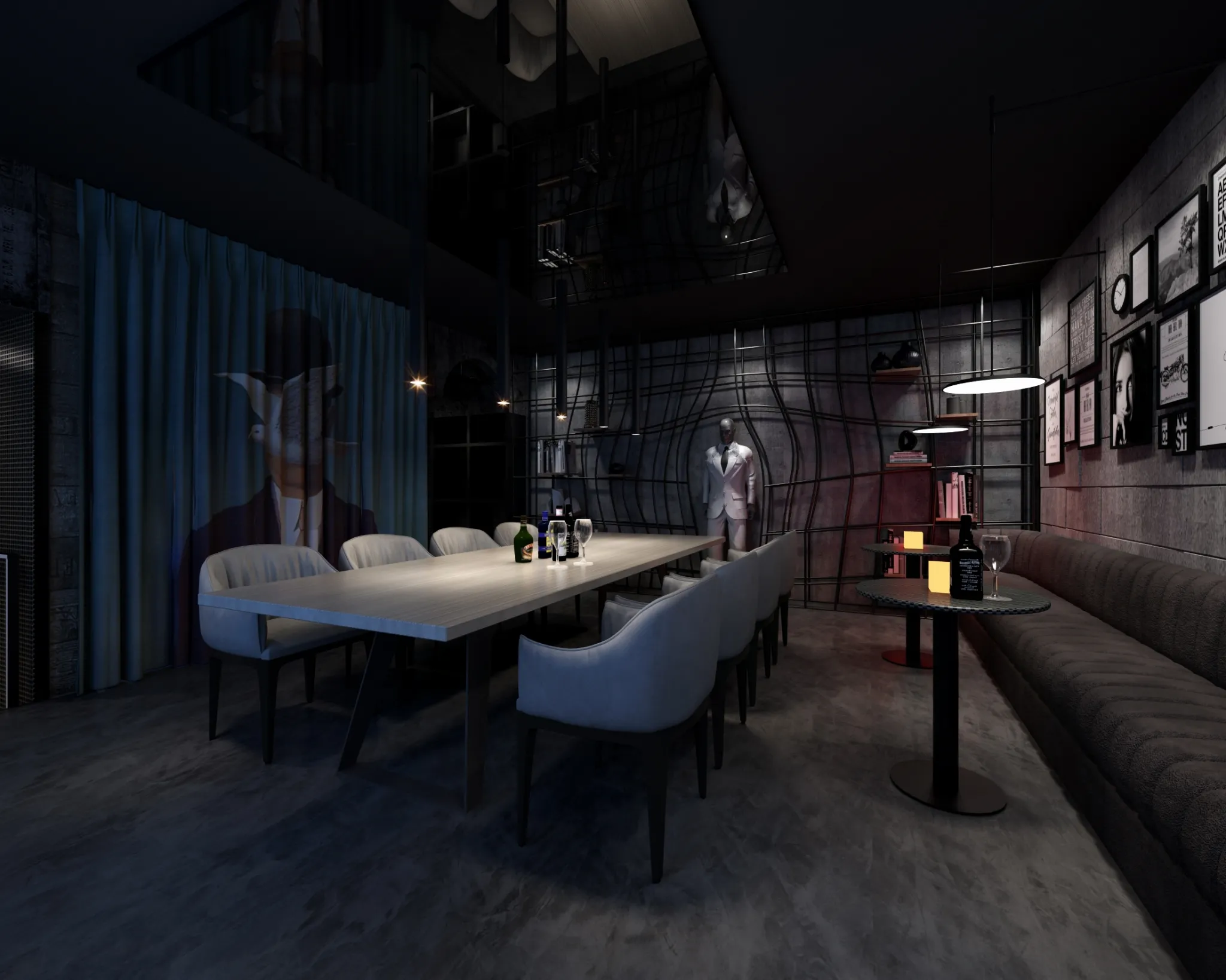 Karaoke - Bar - KTV 3D Interior Scenes - 108