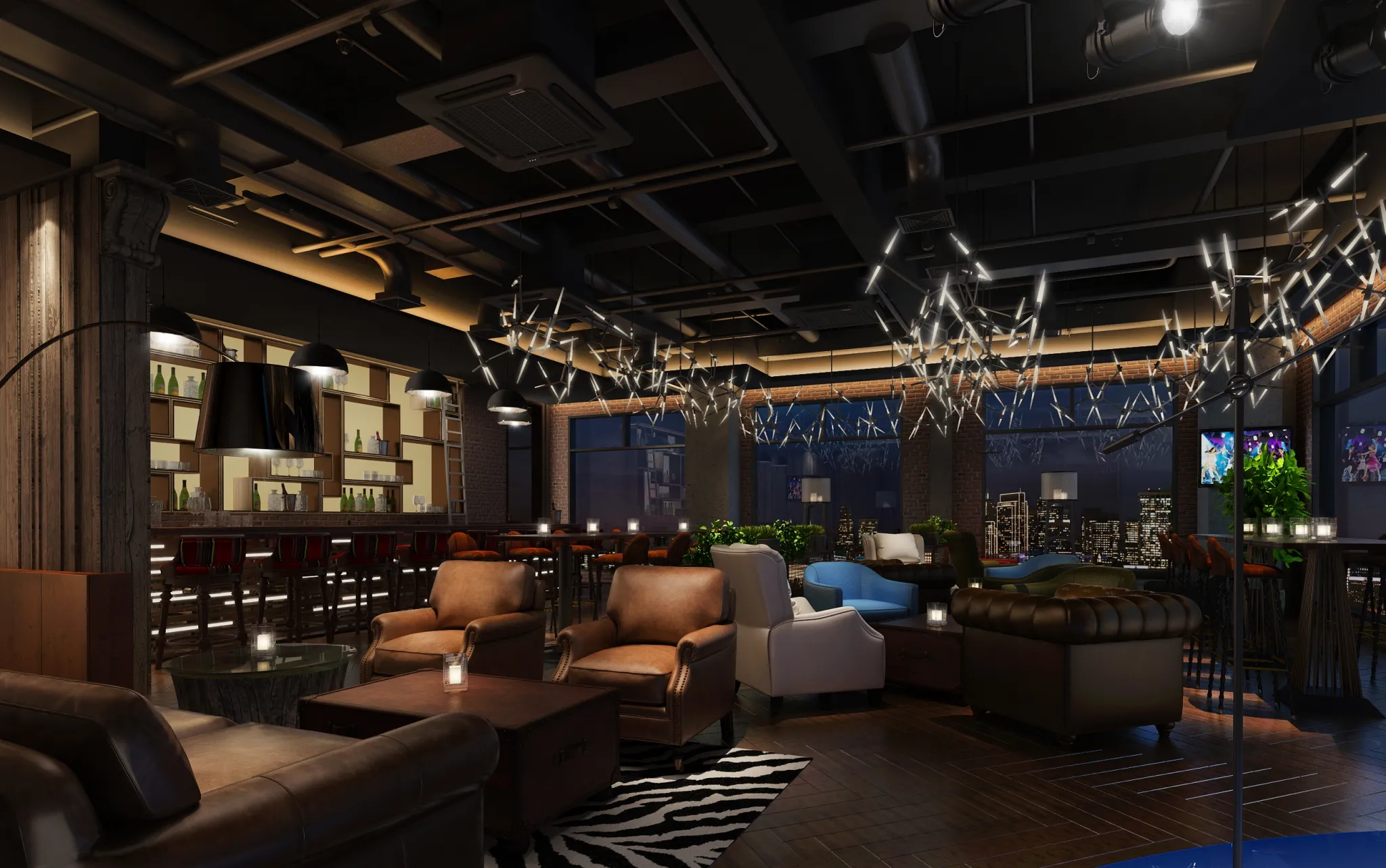 Karaoke - Bar - KTV 3D Interior Scenes - 109